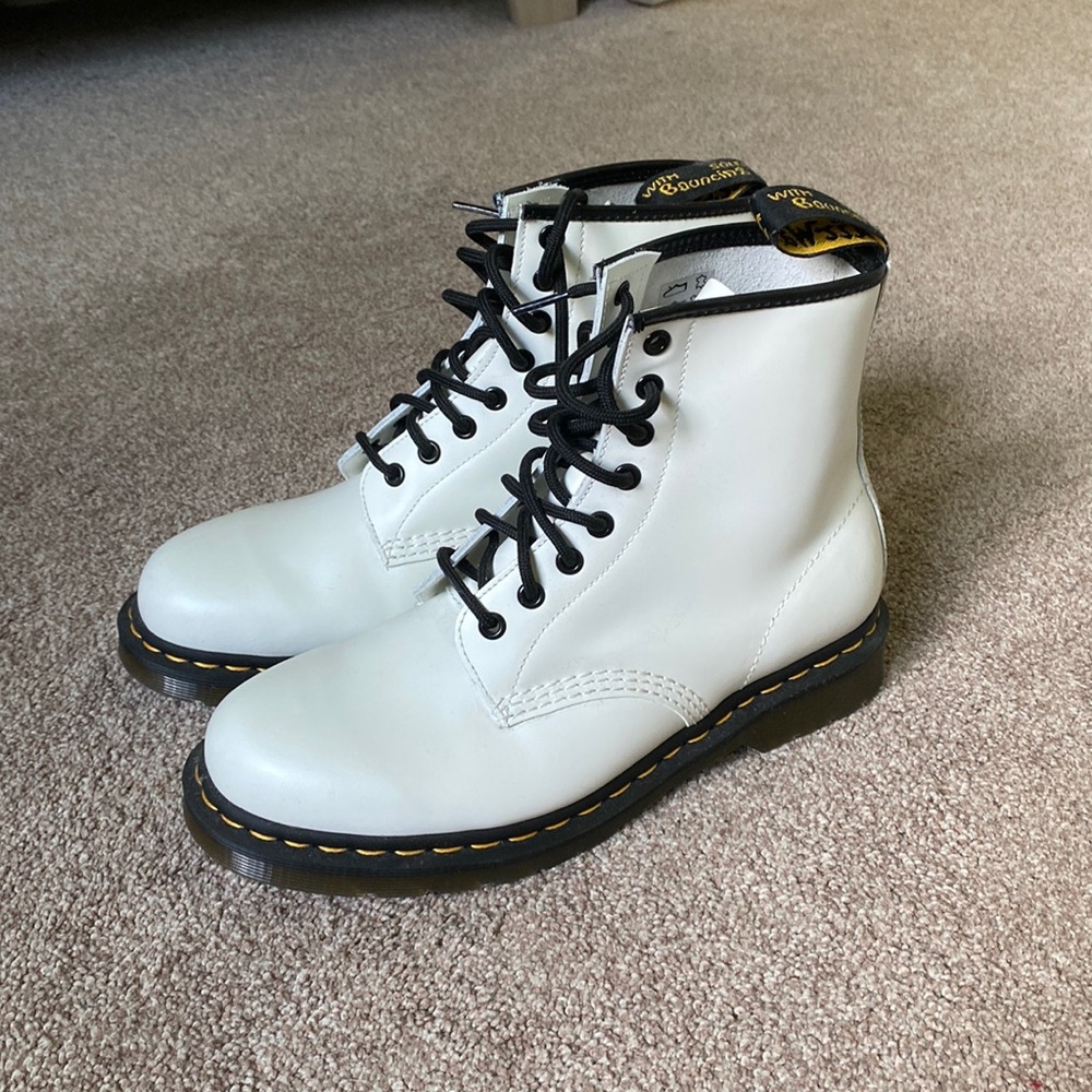 White Dr. Martens